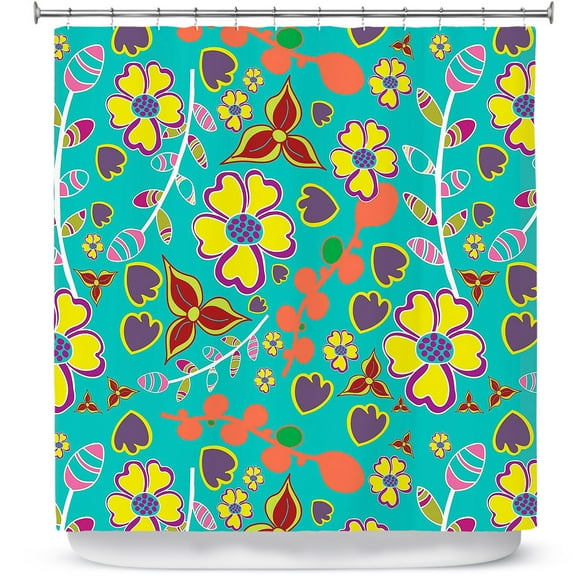 Shower Curtains 70" x 73" from DiaNoche Designs by Olive Smith - Marguerite I
