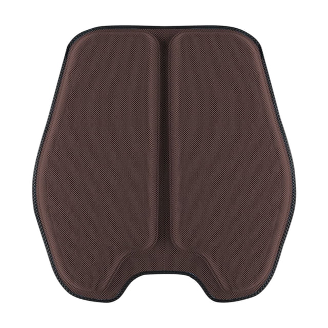 Coffee Gel Office Mat All Year Round Universal Breathable High Butt Pad Coffee Color Polymer Gel Material Skin Friendly Humidity Wicking For Comfortable Sitting Experience