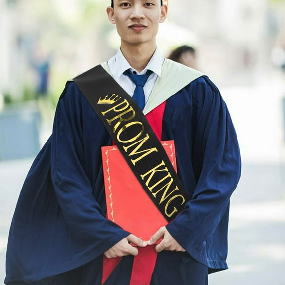 PENIKOKO King Sash for Women 2Pcs Elegant Sash Fabric Prom Queen Graduation Ball Dinner Wedding Favors