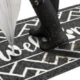 thumbnail image 5 of Welcome Mat, Yamaziot 24"x36" Door Mat for Inside Outdoor, Non Slip Porch Decor Front Doormat, Absorbent Floor Entryway Rug Carpet, Black, 5 of 9
