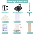 thumbnail image 2 of Kit para hacer velas Haccah con fundidor de cera, escamas de cera de soja de 2 kg, 2 of 8