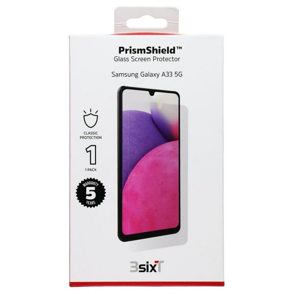3SixT PrismShield Glass Screen Protector for Samsung Galaxy A33 5G