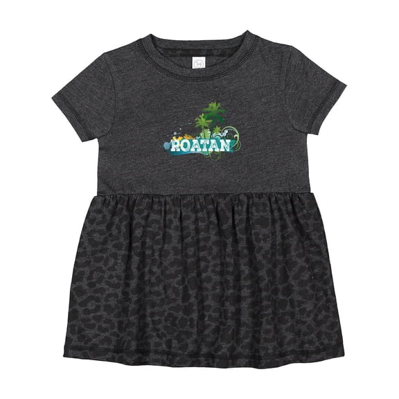 Inktastic Roatan Honduras Vacation Girls Baby Dress