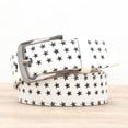 thumbnail image 2 of Fashionable Various Scenes Personalized Printing Pin Buckle Design Pin Buckle Belt Punk Belt Alloy Buckle Head Belt With Skull Pattern KOREAN WHITE, 2 of 7