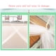 thumbnail image 5 of (35.4 * 76.8IN) Dormitorio Redes para el hogar Cama Cortinas Tela Cama Dosel Blackout Estudiantes Cortina Redes de sombreado Transpirable A prueba de polvo Cama individual (Blanco, 5 of 5
