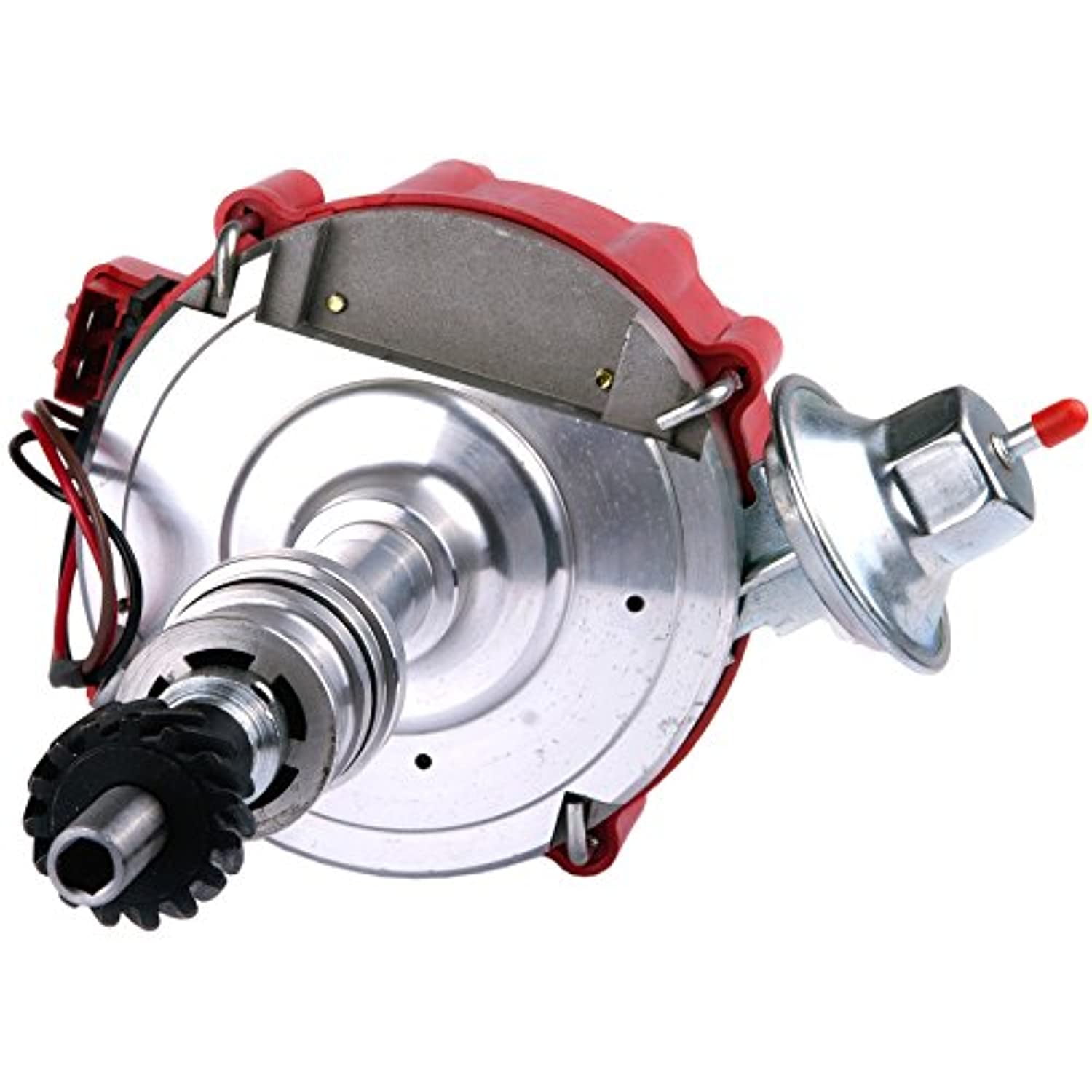 Ignition Distributor W/Cap & Rotor Compatible with Ford 351C 351M 400 429 460 Hei 65,000 Volt Coil KA-1046013 PE332U JM6506BL 351CBLHEI0 Fits select: 1975-1997 FORD F350, 1975-1997 FORD F250