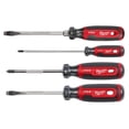thumbnail image 1 of Juego de Destornilladores Milwaukee MT200-4 Punta Plana Mango Cushion Grip, 1 of 1