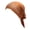 Khaki, variant on Women Ladies Elastic Crystal Turban Hats Solid Long Tail Hair Head Wrap Cap