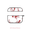 White/Red, variant on abbyrose Koi Fish AirPod Case