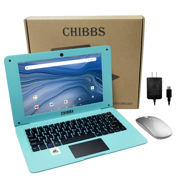 Tablets & Computers Laptop Computer- 10.1"" Inch Kids Laptop Computer Powered by Android 7.1.1 -Quad Core Processor- 2+32gb ROM-Bluetooth-HDMI-WiFi- Blue