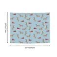 thumbnail image 6 of Kdxio Dachshund Dog Wall Hanging Tapestries Banner For Bedroom College Dorm Home Living Room Party Decor 29X37 In, 6 of 8