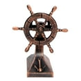 thumbnail image 2 of Bronze Metal Ships Helm Ship Wheel Miniature Replica Die Cast Pencil Sharpener, 2 of 3