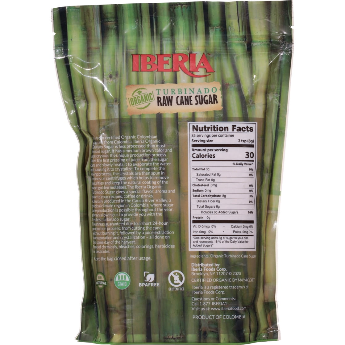 Iberia Organic Turbinado Raw Cane Sugar 24 oz