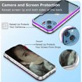 thumbnail image 3 of Compatible with iPhone 13 Case, 2 in 1 Heavy Duty [Military Grade] Shockproof Drop Protection Case Compatible with iPhone 13 6.1 inch, Multicolor, 3 of 8