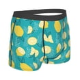 thumbnail image 2 of KLL Lemon Blue Men's Cotton Boxer Briefs Underwear-X-Large, 2 of 8