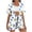 Blue, variant on 2 Piece Sets for Women Summer,2 Piece Tropical Print Beach Cover up Set Kimono Top & Elastic Waist Shorts Vacation Outfits for Cruise Resort