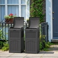 thumbnail image 6 of Homall Homes 2 PCS 36 Gallon Trash Can Plastic Kitchen Trash Can, 6 of 7