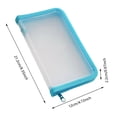 thumbnail image 2 of Portable Clear Zipper Storage Pouch 8.3" Waterproof Zipper Bags for Office Board Game Puzzles Cosmetics Travel Accessories Home Organization, 2 of 3