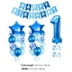 thumbnail image 3 of KAKOWELY 1 juego de globos de aluminio con números para cumpleaños, suministros para fiestas, globos de cumpleaños, 3 of 5