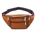 thumbnail image 2 of Men's Leather Belt Head Layer Cowhide Multi-functional Running Bag Outdoor Leisure Shoulder R8P7, 2 of 6