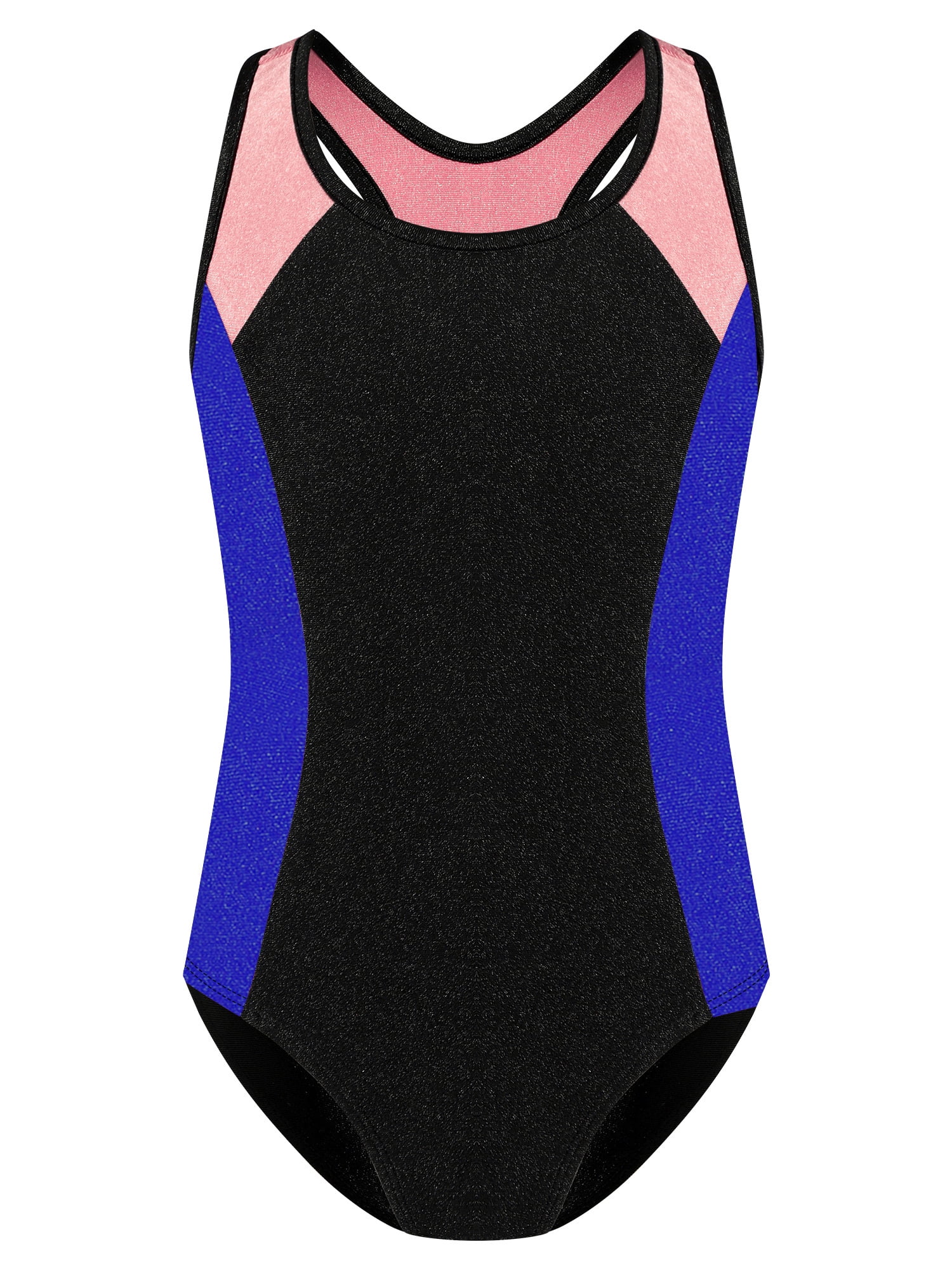 Yeahdor Girls Onepiece Swimwear Colorful Prints Surfing Bodysuit