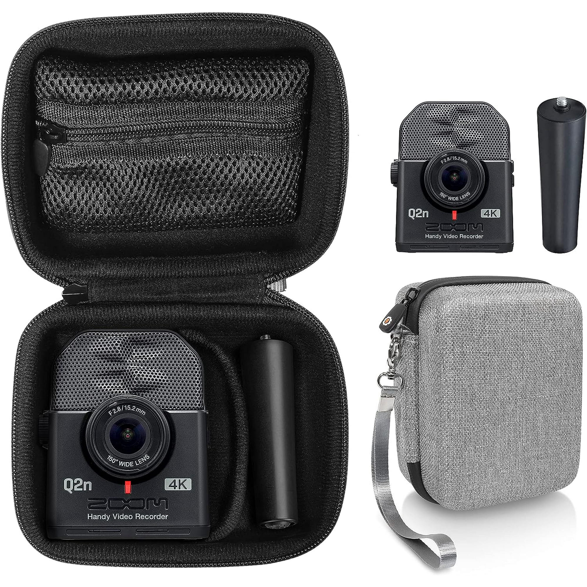 Case for Zoom Q2n-4K Handy Video Recorder and Zoom MA-2 Tripod