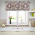 thumbnail image 5 of Valances for Windows Rod Pocket Short Curtain for Bathroom Living Room Bedroom 1 Panel 42x12in, 5 of 9