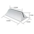 thumbnail image 2 of Reliable Removable Furniture Glass Baffle Fixing Clamp Support Brackets, 2 of 9