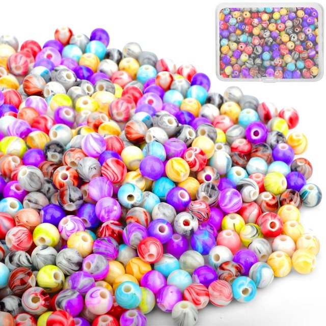 HAOAN 1050pcs Crystal Glass Rondelle Beads Multi-Color Clear Crystal Beads for Beading Craft Jewelry Making 6mm 21 Colors