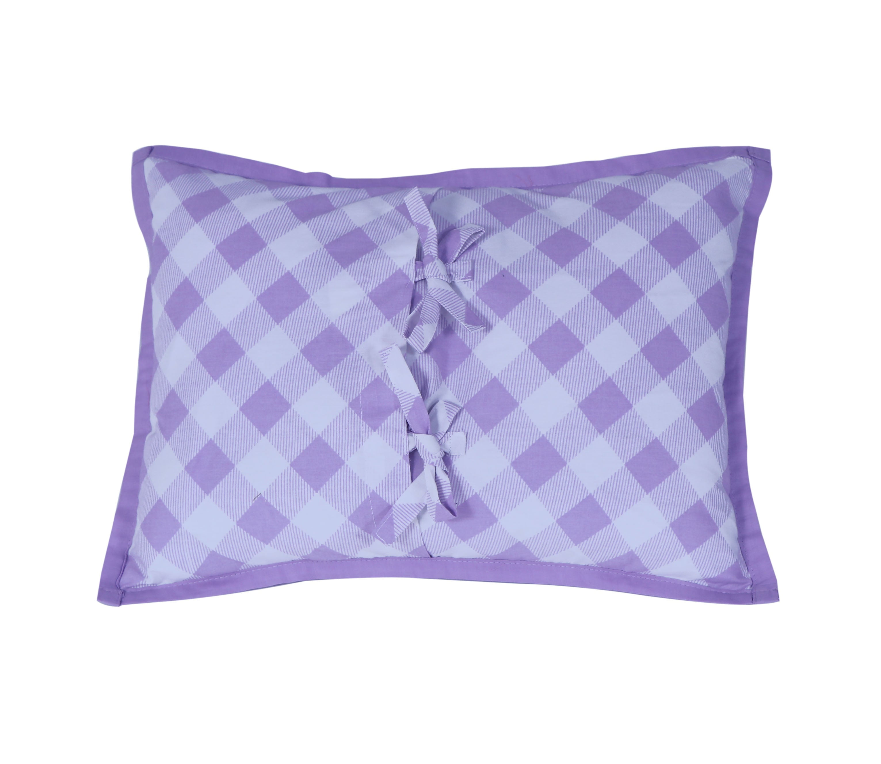 Bacati - 5 pc Toddler Bedding/Sheet Set 100% Cotton Percale, Watercolors Flowers Purple Gray