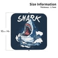 thumbnail image 3 of Disketp Shark Funny Coasters,6 Pcs Leather Coasters With Holder, Perfect Housewarming Hostess Gifts,Protect Furniture From Water Marks Scratch And Damage, 3 of 9