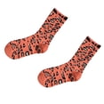 thumbnail image 2 of Bas Imprimé Léopard pour Femmes Automne Hiver Longues Chevilles en Coton, 2 of 6