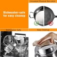 thumbnail image 4 of Ensemble de Casseroles et Poêles en Acier Inoxydable, Ensemble de Cuisine 6 Pcs avec Couvercles en Verre, Poignée Qui Reste Froide, Compatible avec Plaques à Induction, Électriques et à Gaz, Non Toxique, Compatible Four et Lave-Vaisselle, 4 of 8