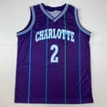 thumbnail image 4 of Autographed/Signed Larry Johnson Charlotte Purple Basketball Jersey JSA COA, 4 of 4