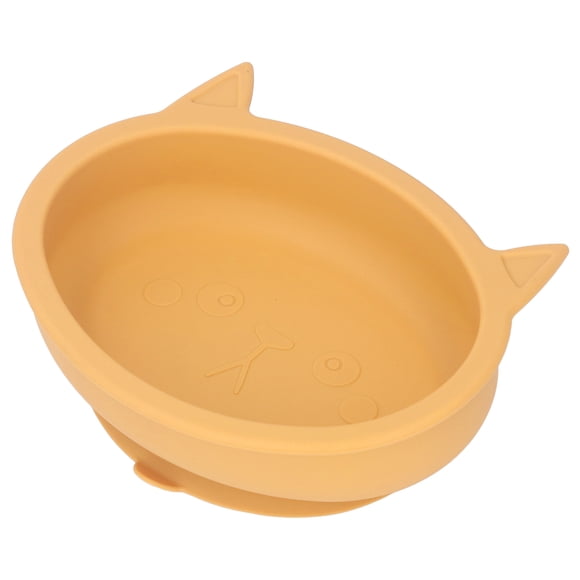 Cuenco de silicona BuyWeek Cuenco de Succión con Ventosa Forma de Gato