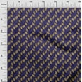 thumbnail image 2 of oneOone Georgette Viscose Fabric Leaves Block Print Sewing Fabric BTY 42 Inch Wide, 2 of 4