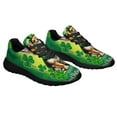 thumbnail image 6 of Chihuahua Dog St Patrick's Day Shoes Sneakers Black Size 10, 6 of 7