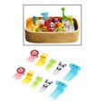 thumbnail image 6 of 10Pieces Animal Picks Lunch Bento Box Picks Cute Cartoon Toothpick Fork Picks for Cake Dessert Pastry Party Supply ,, 6 of 8