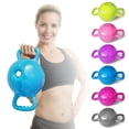 thumbnail image 3 of Yoga Fitness Kettle Bell 4-12LB Adjustable Water Kettlebell Dumbbell Double Handles Pilates Body Shaping Equipment, 3 of 8