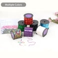 thumbnail image 2 of Flat Sequin Strip, 4mm String Metallic Sequin Strand, Paillette Sequin Trim Sewing String DIY Craft Embellishment, 197 Yards, Green, 2 of 5
