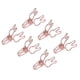 thumbnail image 4 of Clips para carpetas de conejitos, 100 piezas Clips para carpetas de conejitos Clips para carpetas de alambre Abrazaderas huecas para carpetas Diseño de última generación, 4 of 12