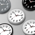 thumbnail image 2 of Reloj de pared DAXSMY de 30 cm, silencioso, no hace tictac, funciona con pilas, 2 of 9