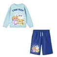 thumbnail image 5 of LankyBox Favorite Characters Crewneck Sweatshirt and Lounge Shorts 2-Piece Combo Set 2T, 5 of 7