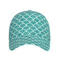 thumbnail image 2 of Naloa Original Classic Low Profile Hat Men Women Baseball Cap Dad Hat Adjustable Unconstructed Aquamarine Glitter1 Print Cap, 2 of 9