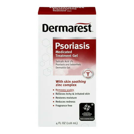 Dermarest Psoriasis Max Strength Medicated Gel, Salicylic Acid 3%, 4 (Best Cream To Treat Psoriasis)