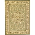 thumbnail image 1 of Unique Loom Versailles Medallion Floral Rug 7' x 10' Rectangle Green/Ivory, 1 of 10