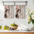 thumbnail image 3 of Spring Cow Floral Kitchen Towels Set of 2, Vintage Brown Wooden Farmhouse Absorbent Dish Towels for Kitchen, Microfiber Hand Towel, Quick Drying Tea Towel for Cleaning Decorative Dishcloths, 3 of 7