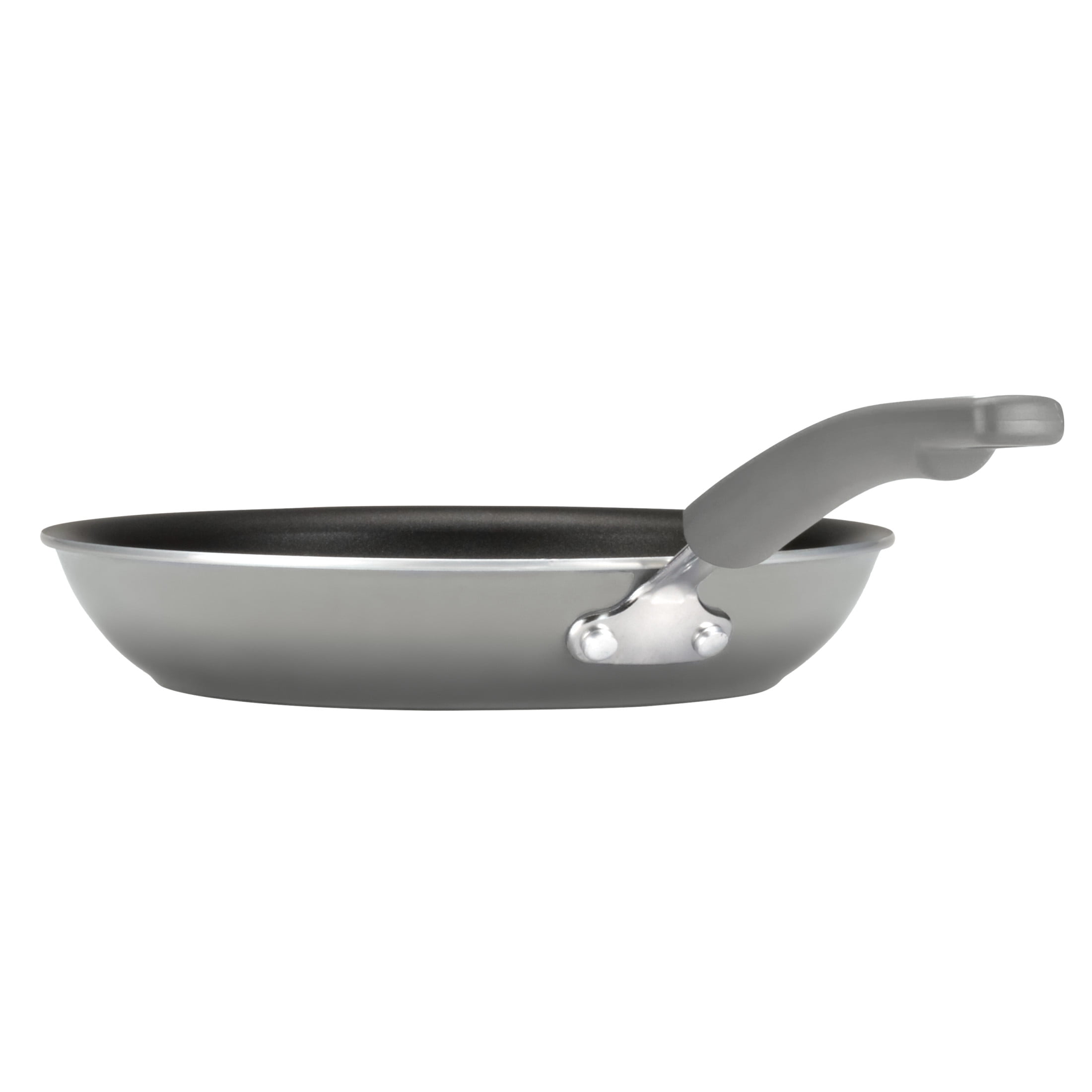 Rachael Ray 15 Piece Hard Enamel Nonstick Pots and Pans Set, Gray