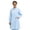 Blue, variant on Elegant Themed Lab Coat with Classic Collar and Slanted Pockets for Everyday Rehab and Lab Use