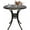 Bronze 3, variant on 30.31" Cast Aluminum Outdoor Dining Table, Patio Bistro Table with 2.36" Umbrella Hole, Metal Conversation Furniture for Garden Porch